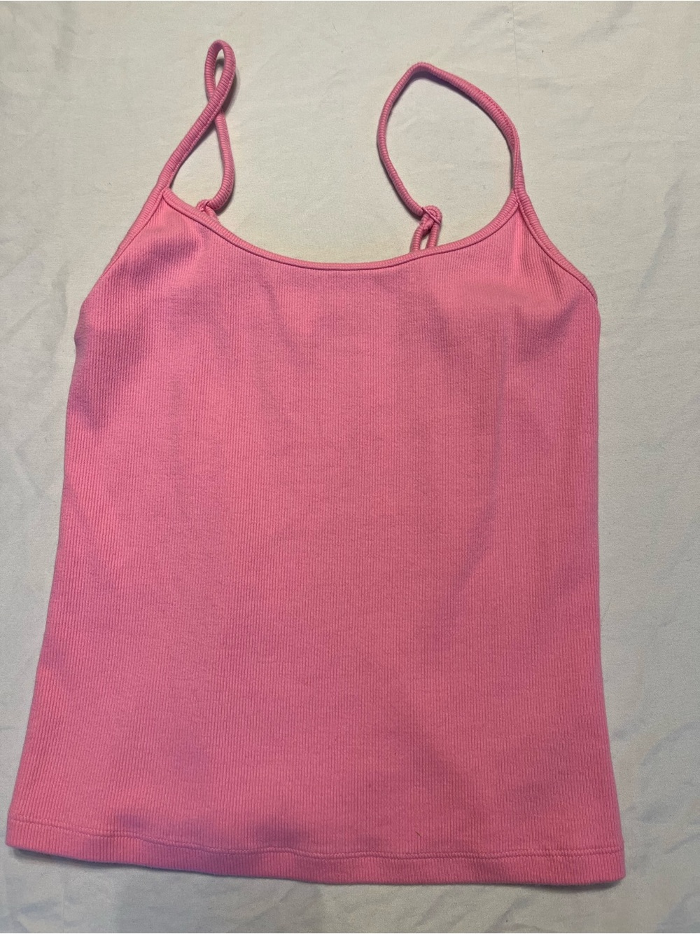 American Eagle Small Pink Ribbed Tank